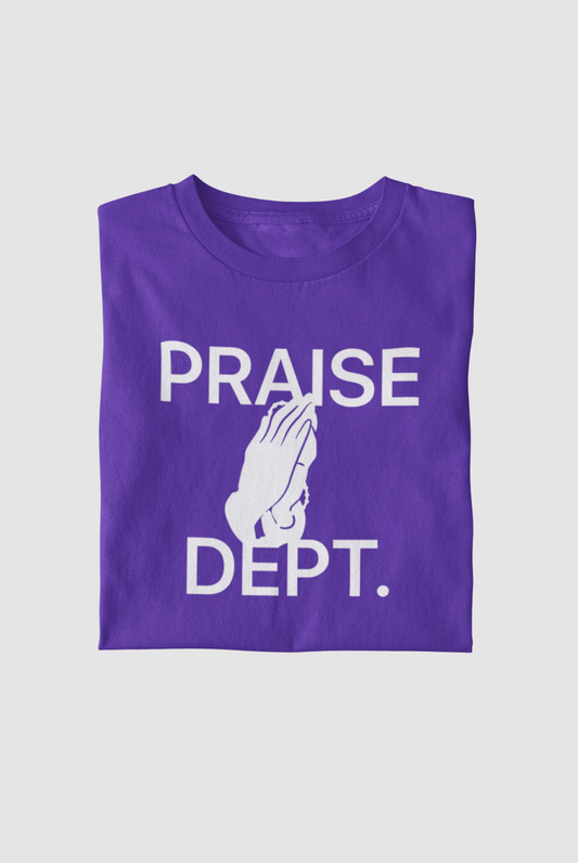 Praise Dept. Purple T-Shirt