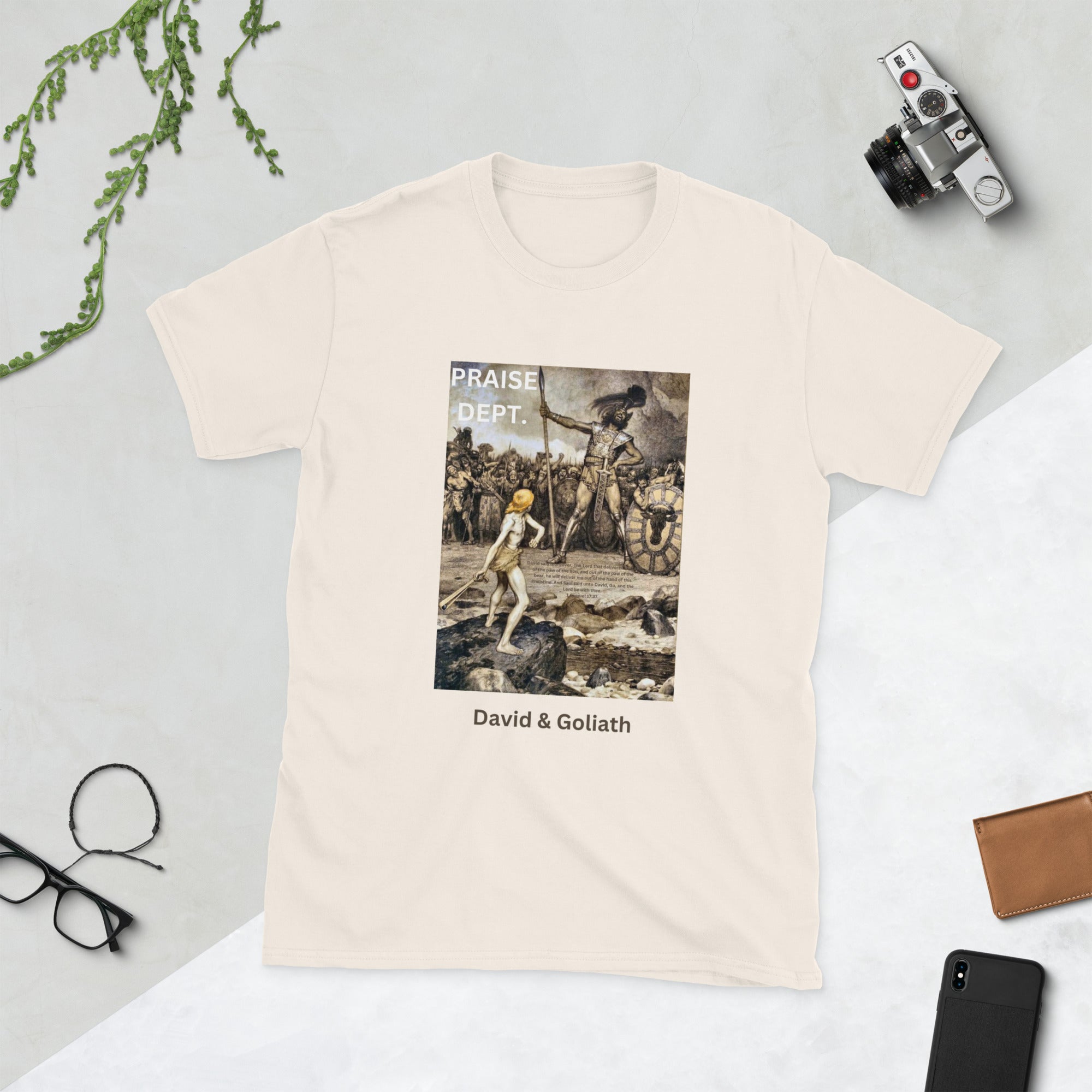 David and Goliath & Simon Peter T-Shirt