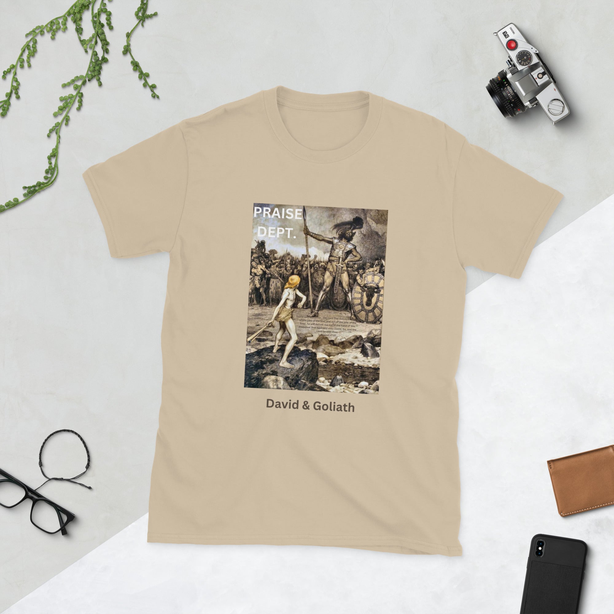 David and Goliath & Simon Peter T-Shirt