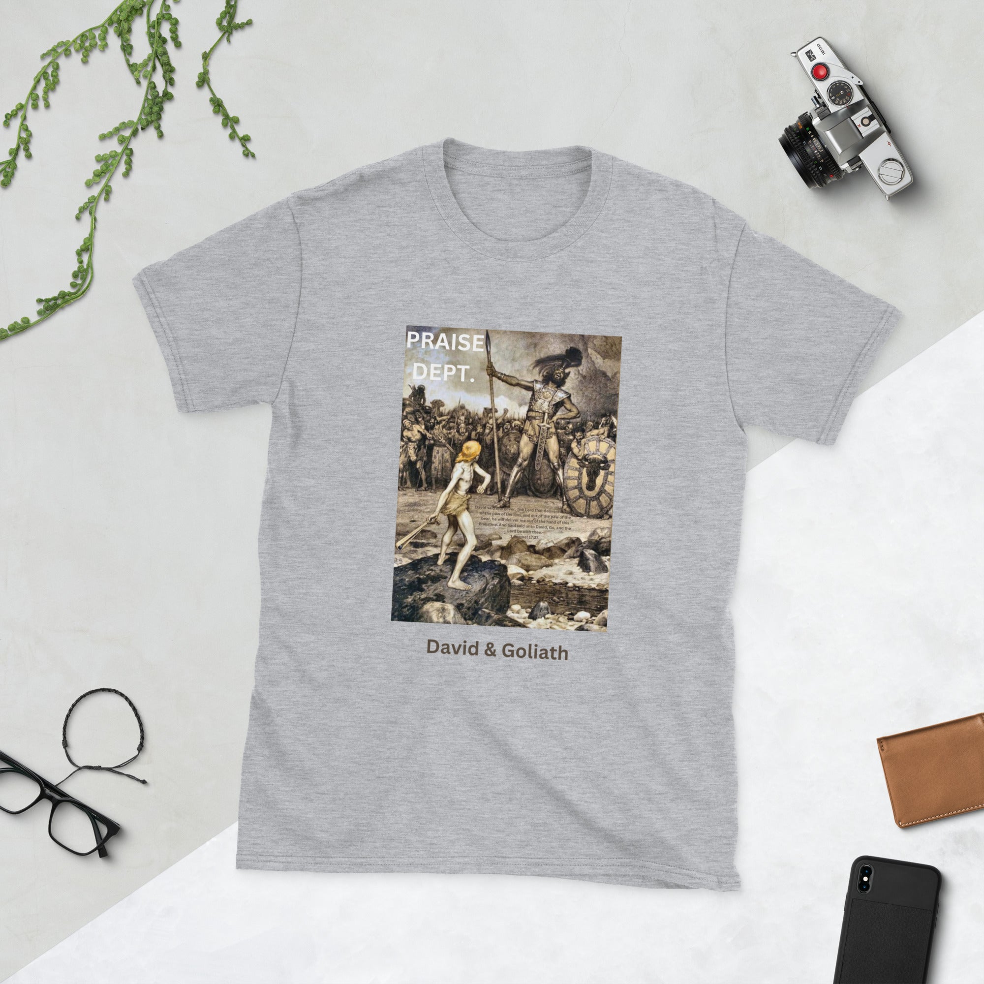 David and Goliath & Simon Peter T-Shirt